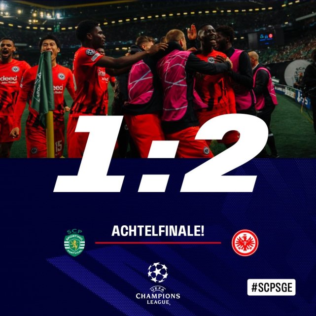 法兰克福双杀对手,实现追赶 法兰克福双杀对手,实现追赶