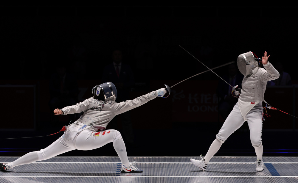 韩国击剑选手精彩表现,成功晋级决赛 韩国击剑选手精彩表现,成功晋级决赛